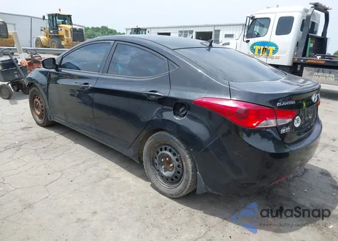 2013 Hyundai Elantra Gls из США, поврежденный, VIN KMHDH4AE8DU569216